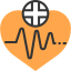 Electrocardiogram ícono 64x64
