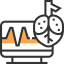 Electrocardiogram icon 64x64