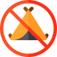 No camping biểu tượng 64x64