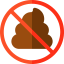 No pooping icon 64x64