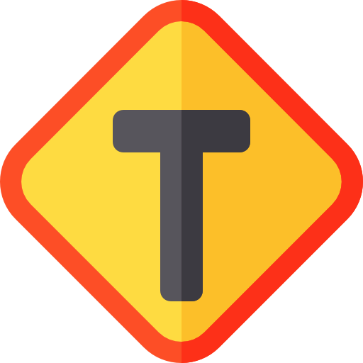 T junction icon
