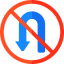 No turn іконка 64x64