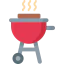BBQ grill icon 64x64