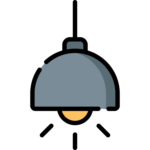 Ceiling lamp icon