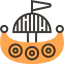 Viking ship icon 64x64