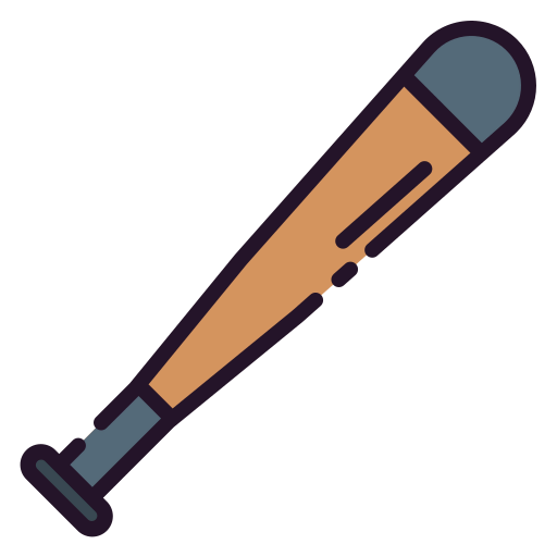 Baseball bat icon