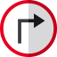 Turn right icon 64x64