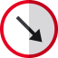Traffic sign icon 64x64