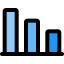 Bar chart icon 64x64