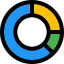 Pie chart biểu tượng 64x64