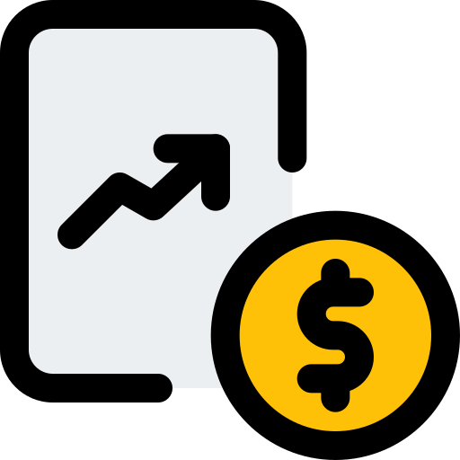 Line chart icon