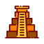 Mayan pyramid Symbol 64x64
