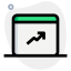 Line chart icon 64x64