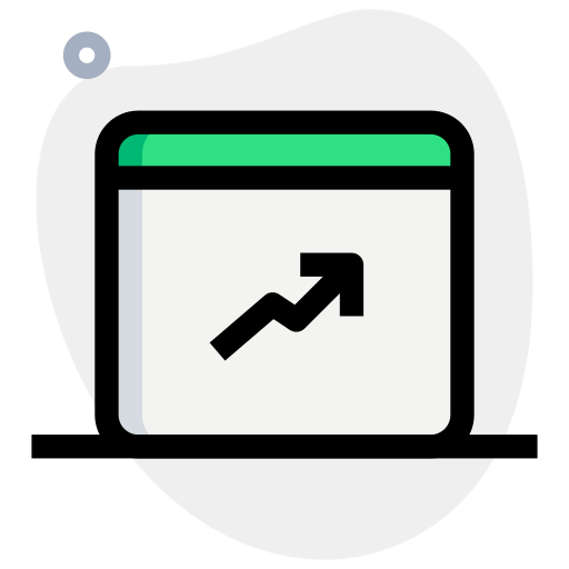 Line chart icon