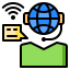 Online education icon 64x64