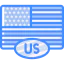 United states of america icon 64x64