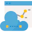 Cloud computing icon 64x64