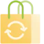 Recycled bag icon 64x64