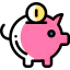 Piggy bank icon 64x64