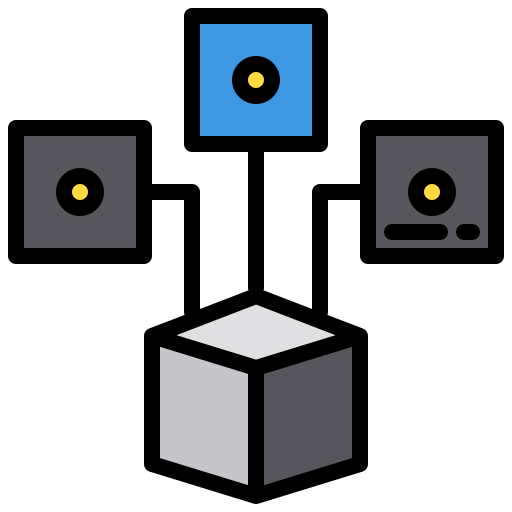 Distributed ícone
