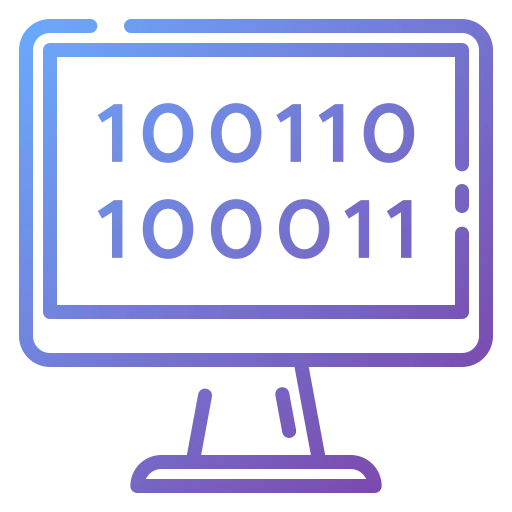 Binary code icon