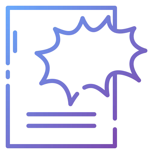 Comic book icon