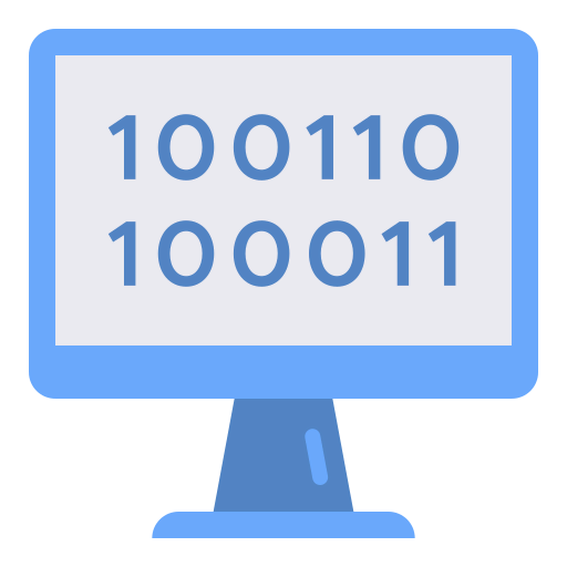 Binary code icon