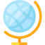 Earth globe icon 64x64