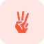 Three fingers アイコン 64x64
