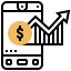 Stock market icon 64x64
