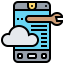 Cloud service icon 64x64