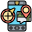 Gps phone icon 64x64