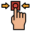 Emergency stop icon 64x64