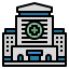 Hospital building icon 64x64