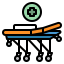 Medical stretcher icon 64x64