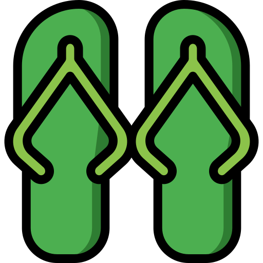 Flip flops icon