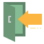 Exit door アイコン 64x64