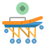 Medical stretcher icon 64x64