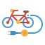 Electric bicycle icon 64x64