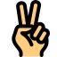 Two fingers icon 64x64