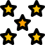 Five stars icon 64x64