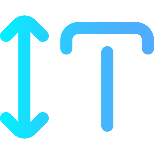 Text height icon