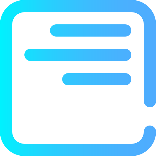 Right alignment icon