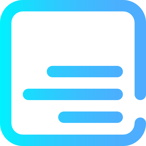 Right alignment icon