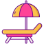 Beach chair ícono 64x64
