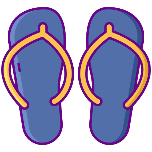 Flip flops icon