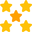 Five stars icon 64x64
