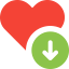Heart icon 64x64