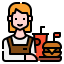Waitress icon 64x64