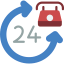 24 hours icon 64x64